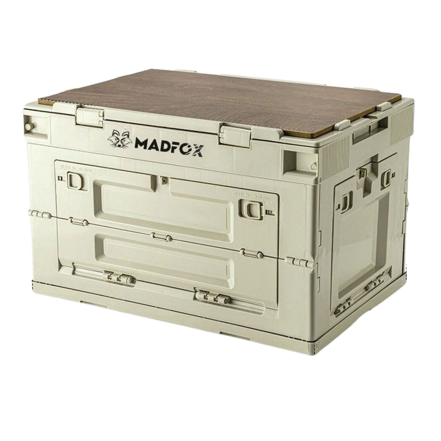 Katlanabilir Kamp Saklama Kutusu - 60 LT - Madfox - Haki - 547304
