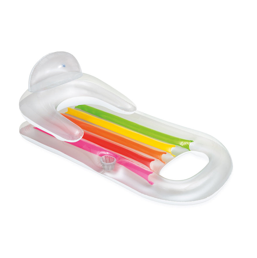 Şişme Havuz Deniz Yatağı - Sultan Yatağı - Bardaklıklı - Gümüş (58802EU)