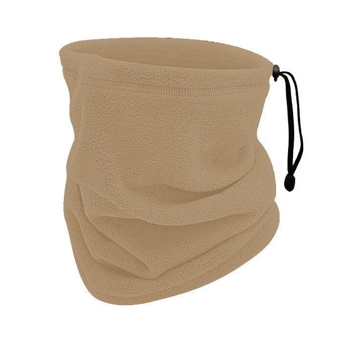 3'lü Kışlık Set Polar Bere, Eldiven, Boyunluk - Warm - Kum - (SBLN.008)