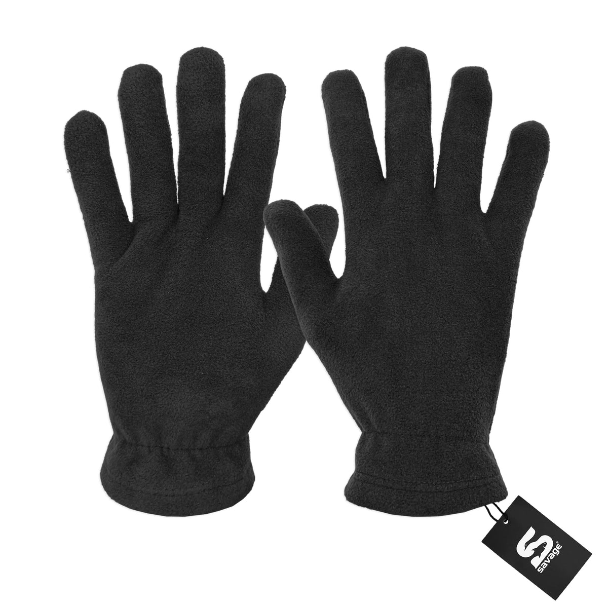 3'lü Kışlık Set Polar Bere, Eldiven, Boyunluk - Warm - Siyah - (SBLN.008)