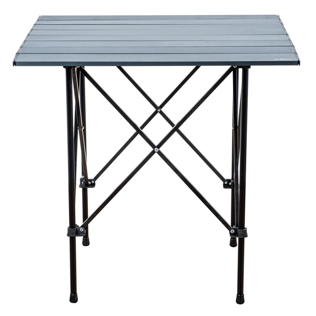 4 Adet Katlanır Kamp Sandalyesi ve Alüminyum Masa Seti - Rock Dark - Kapadokya - Taşıma Çantalı