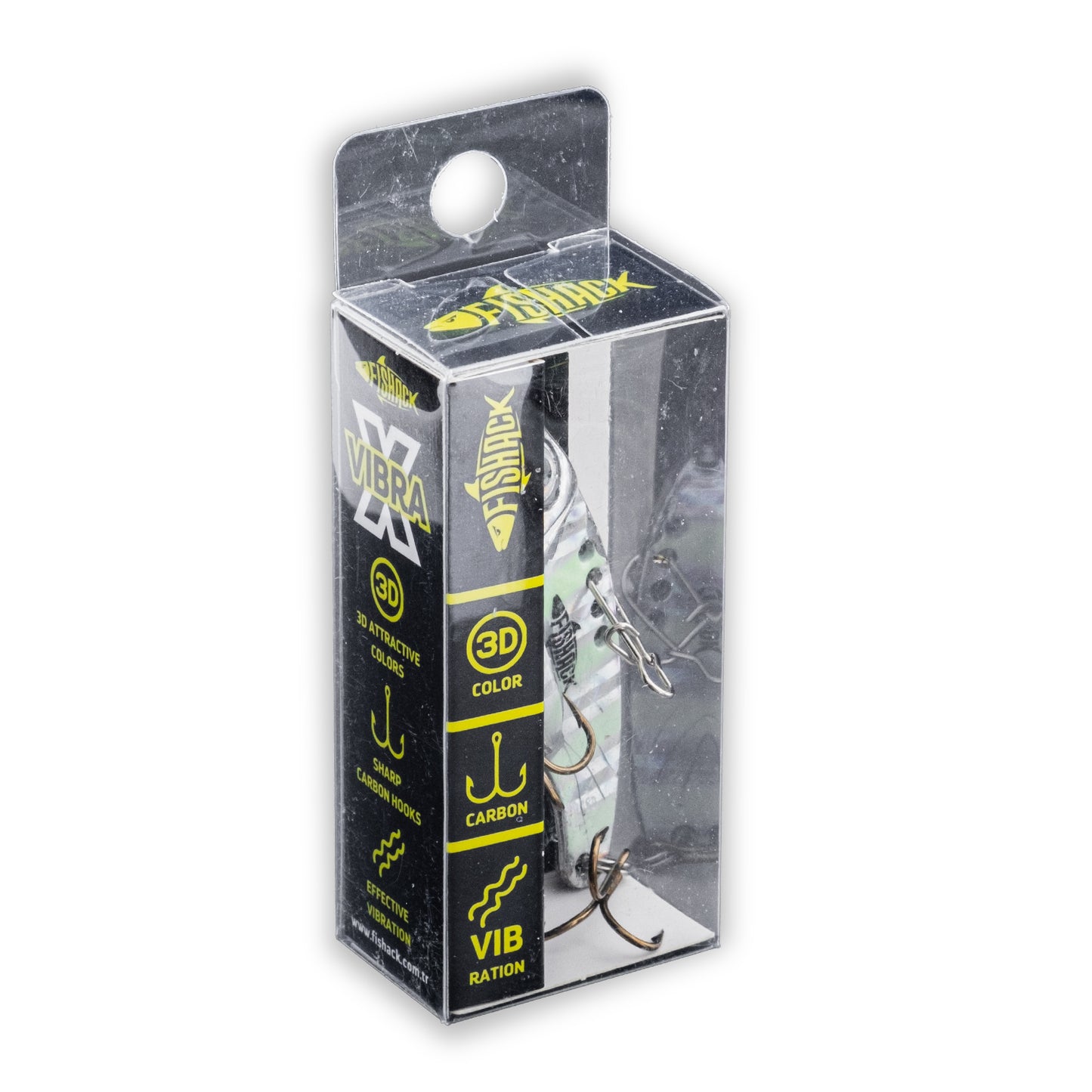 Vibrasyon Yem - LRF/Spin Jig - Fishack VibraX - 15g 55mm - Phantom Flash - UV Boyalı