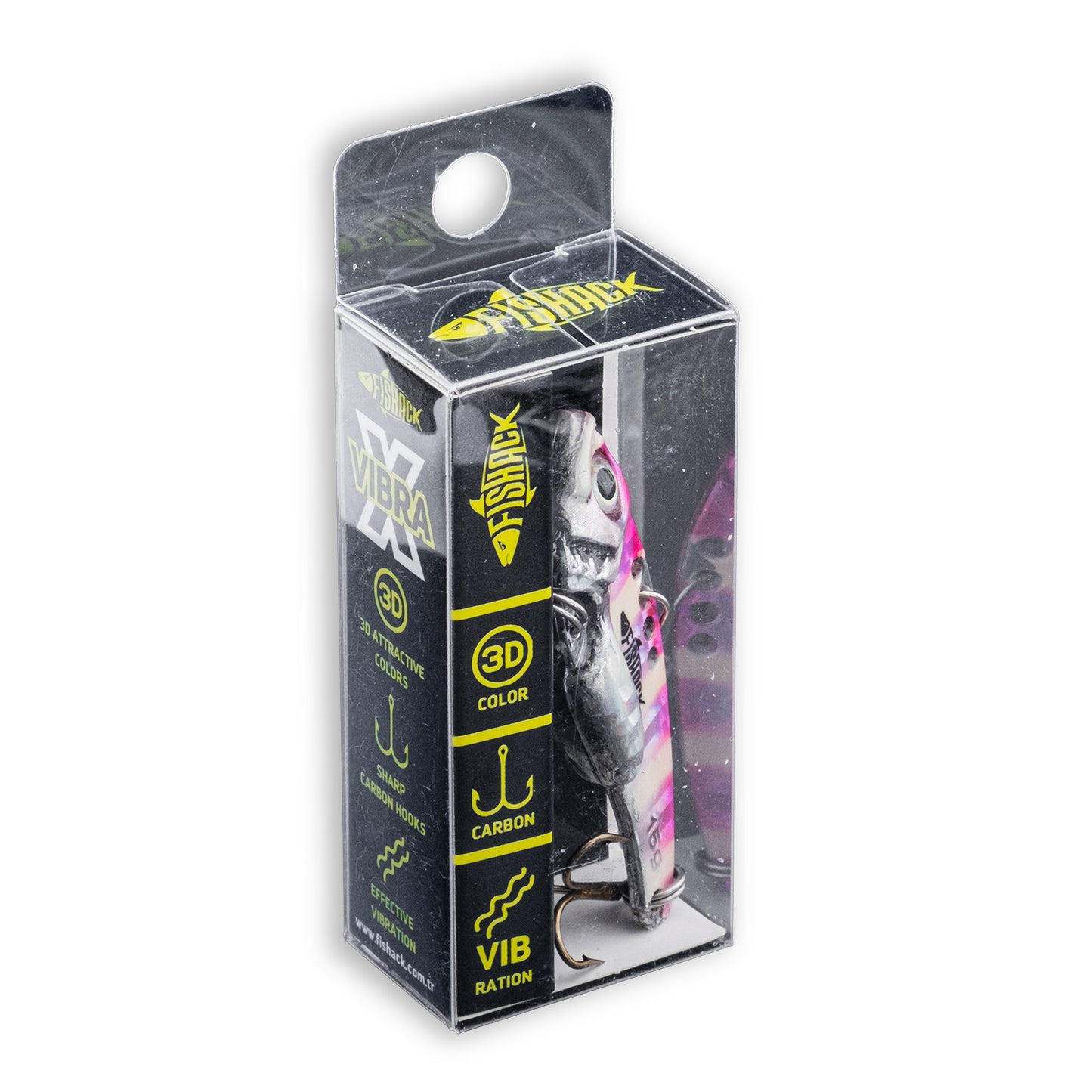 Vibrasyon Yem - LRF/Spin Jig - Fishack VibraX - 15g 55mm - Rose Glow - UV Boyalı