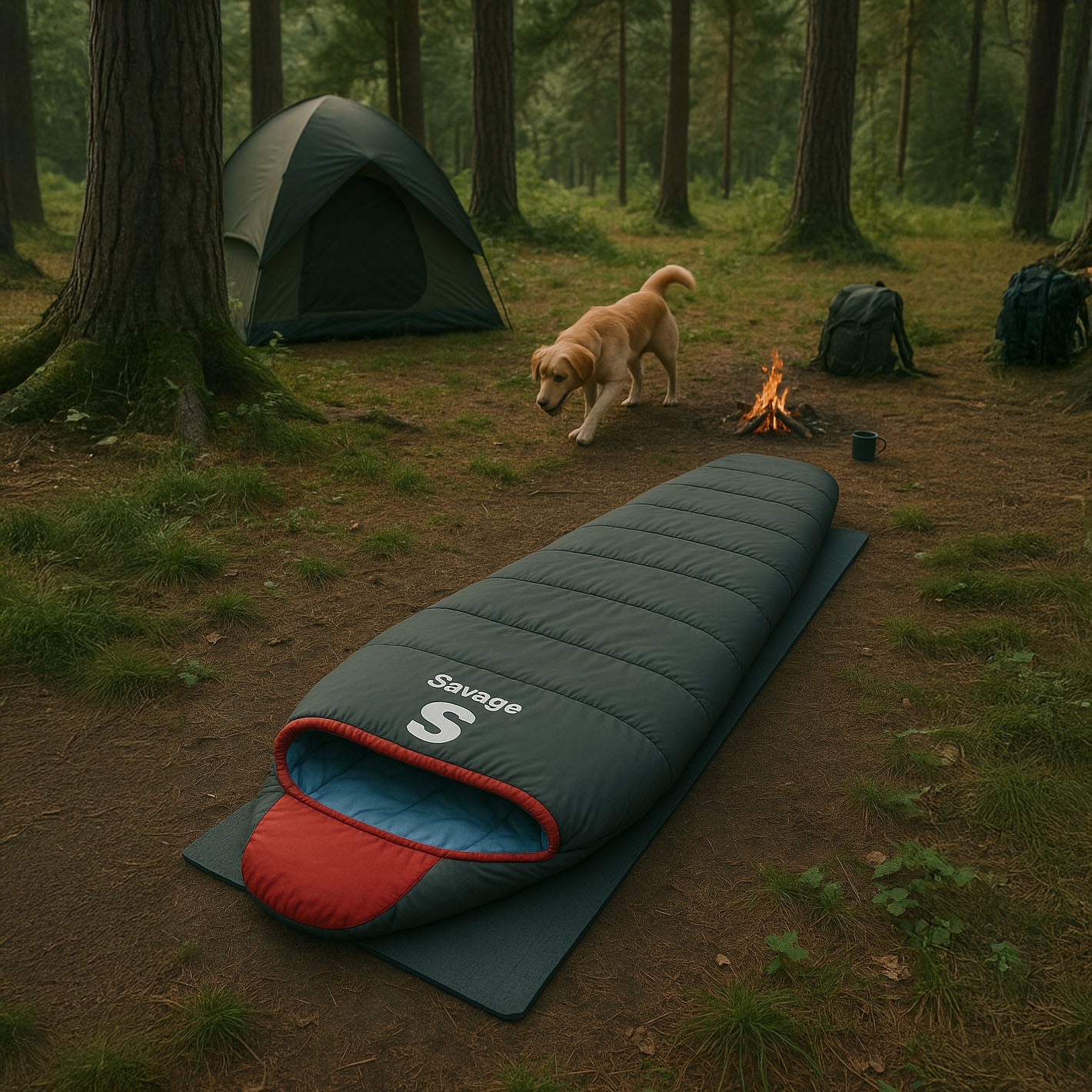 Kamp Matı - Argeus - 10mm Foam Mat - Gri - (60*190 cm)