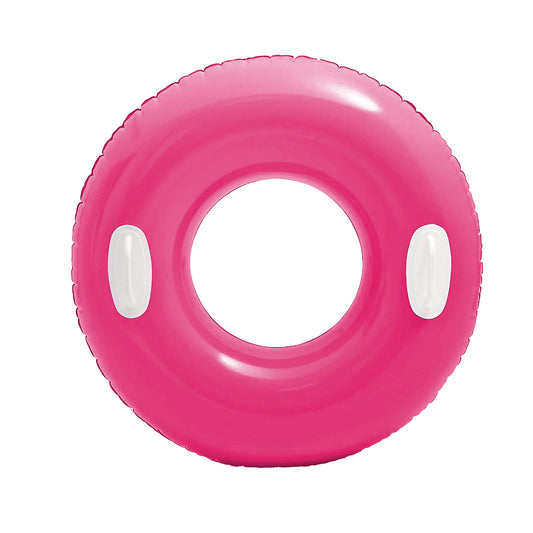 Tutacaklı Parlak Simit - Intex - Pembe - 76 cm (59258)