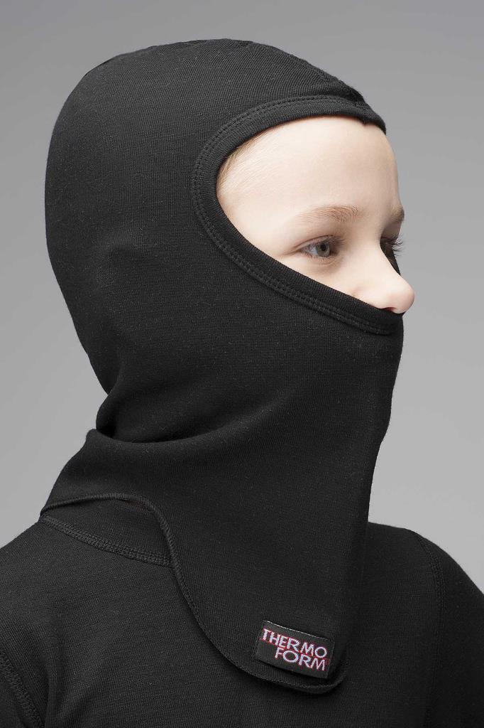 Çocuk Kar Maskesi - Thermoform - Heavy - Siyah