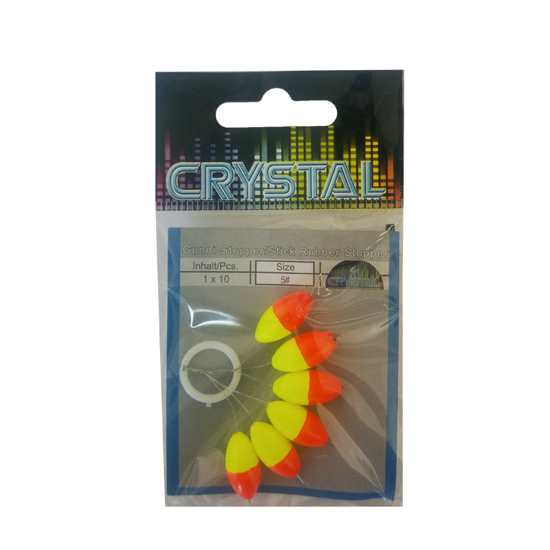 Crystal Renkli Şamandıra Stopper No:5 (6'lı)