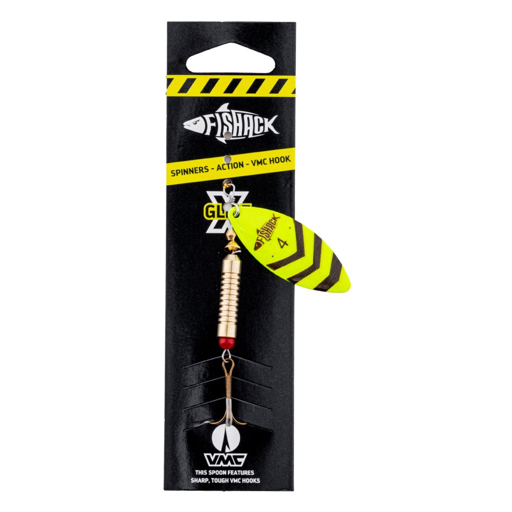 Döner Kaşık - Fishack GlideX - Neon Flash - 12g - No:4 - Alabalık/Turna/Levrek Olta Kaşığı