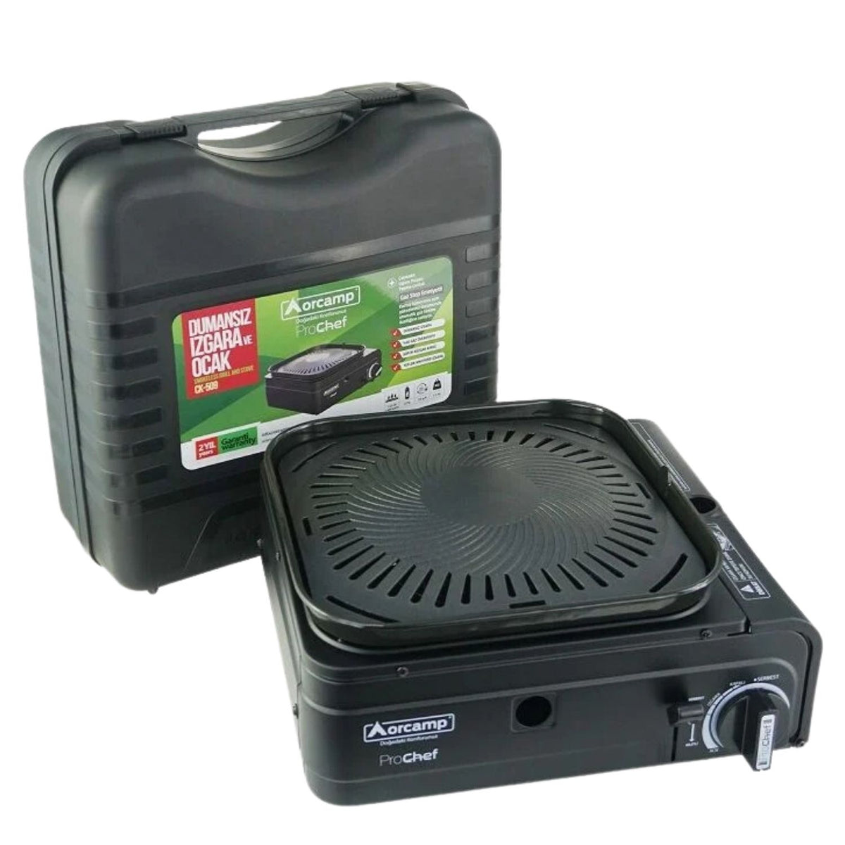Dumansız Portatif Izgara Ocak - Orcamp (CK-509)