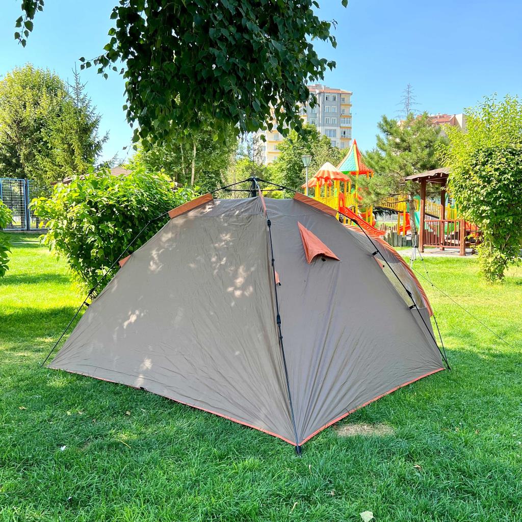 Iglo 3 Kişilik Çadır Argeus - Bagajlı Çift Tenteli - Otomatik Kurulum - ARG-204 - 4 Mevsim