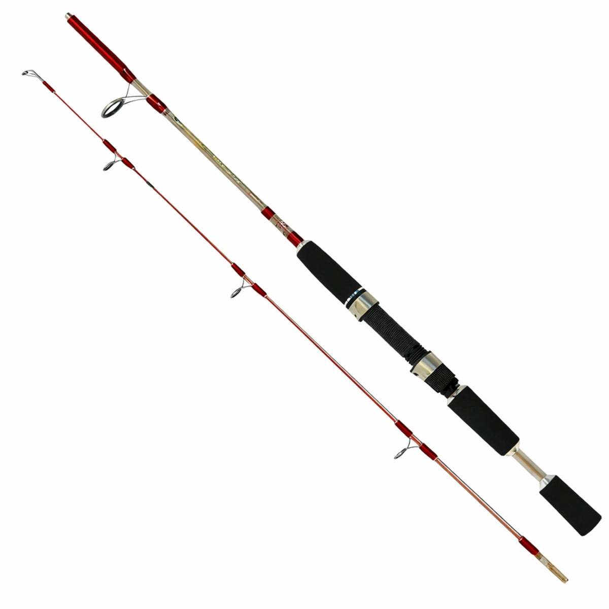 İki Parça Dolgu Olta Kamışı - Pavilion - Kırmızı - 180cm 100/200 gr