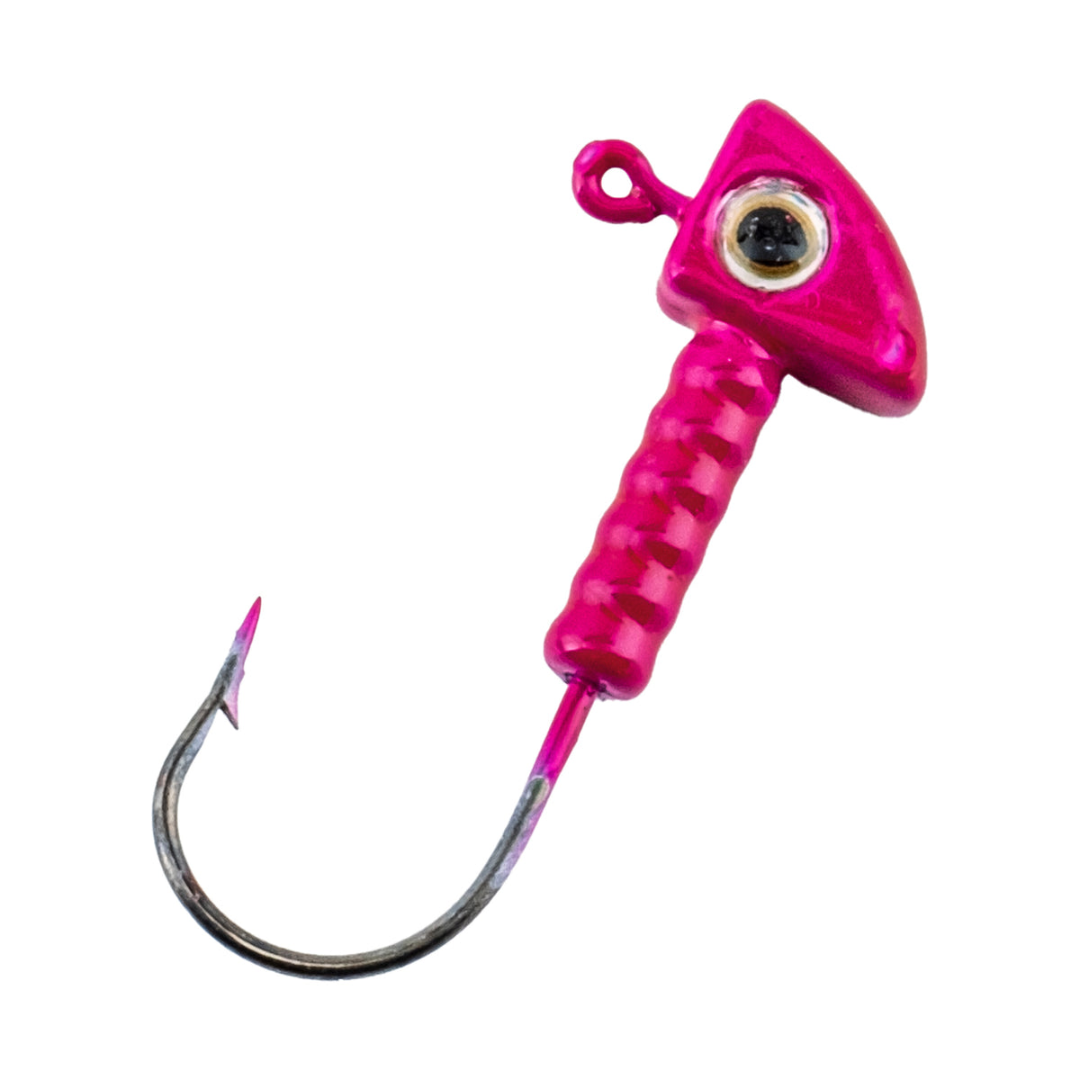 Jighead - Zoka - Kurşunlu Olta İğnesi - (XH-A 06) - Pembe - 8 Gr - 10 Adet