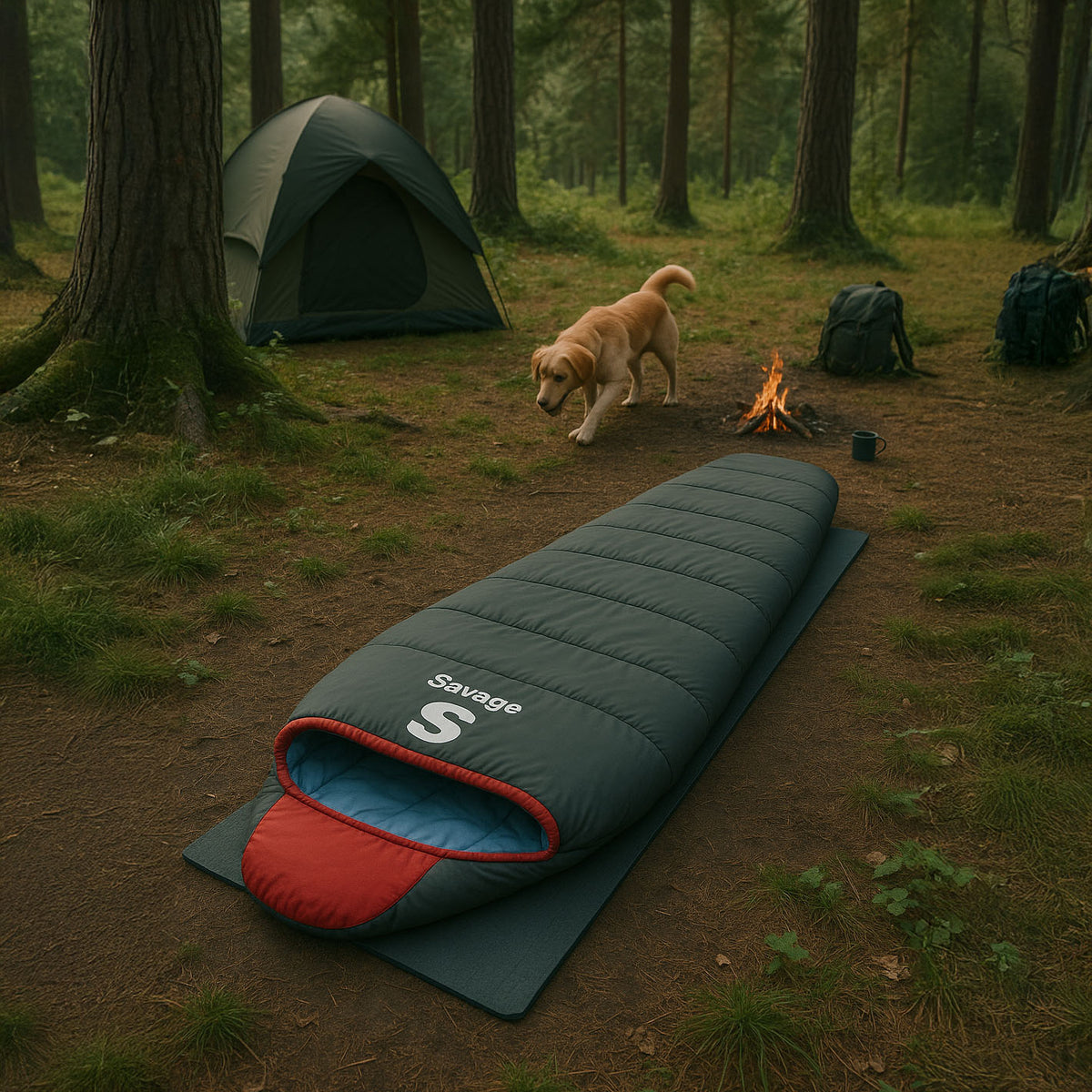 Kamp Matı - Argeus - 10mm Foam Mat - Gri - (60*190 cm)