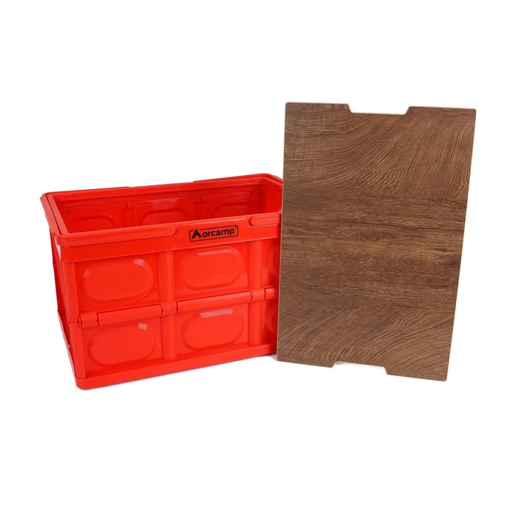 Katlanabilir Piknik Sepeti - Orcamp - Porto - 50 Lt - Kırmızı - (OUT-3580)