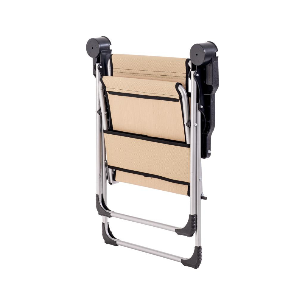 Katlanabilir Piknik ve Kamp Sandalyesi - Bardaklıklı - Rock - Sahra (A-12)- 140KG Taşıma