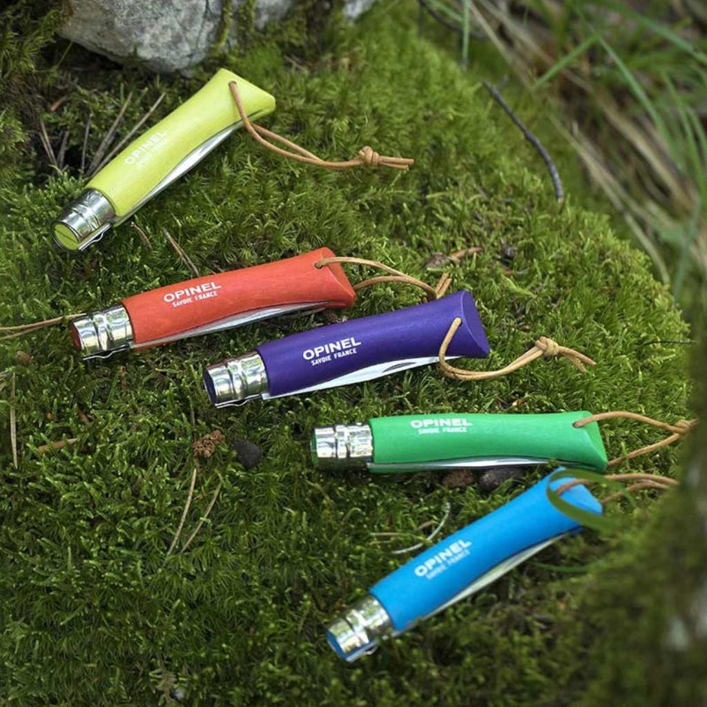 Katlanır Cep Çakısı - Opinel - Gürgen Ağacı Sap - Turuncu - No:7