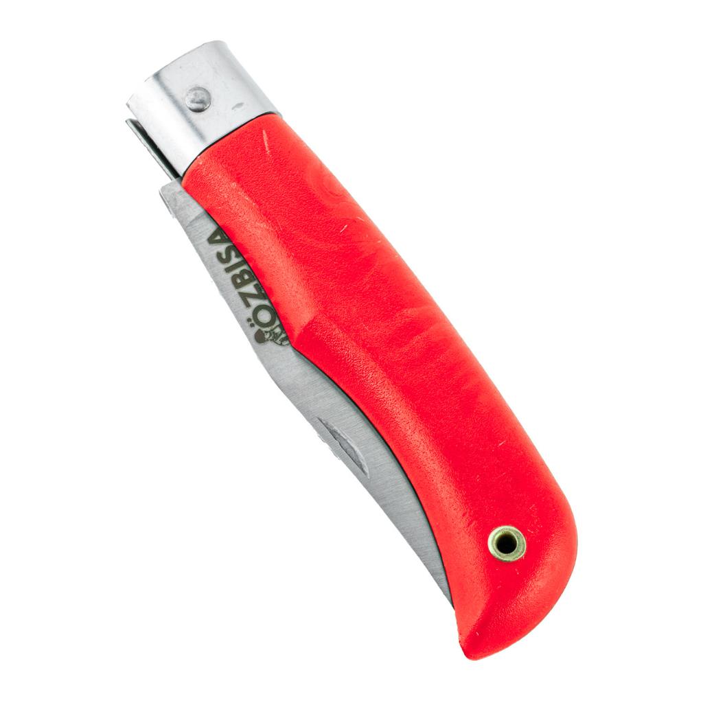 Katlanır Cep Çakısı - Özbısa - El Yapımı - No:1 - Kırmızı