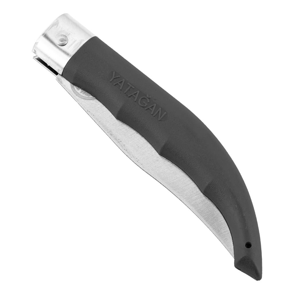 Katlanır Cep Çakısı - Yatağan - El Yapımı - Siyah - No:2