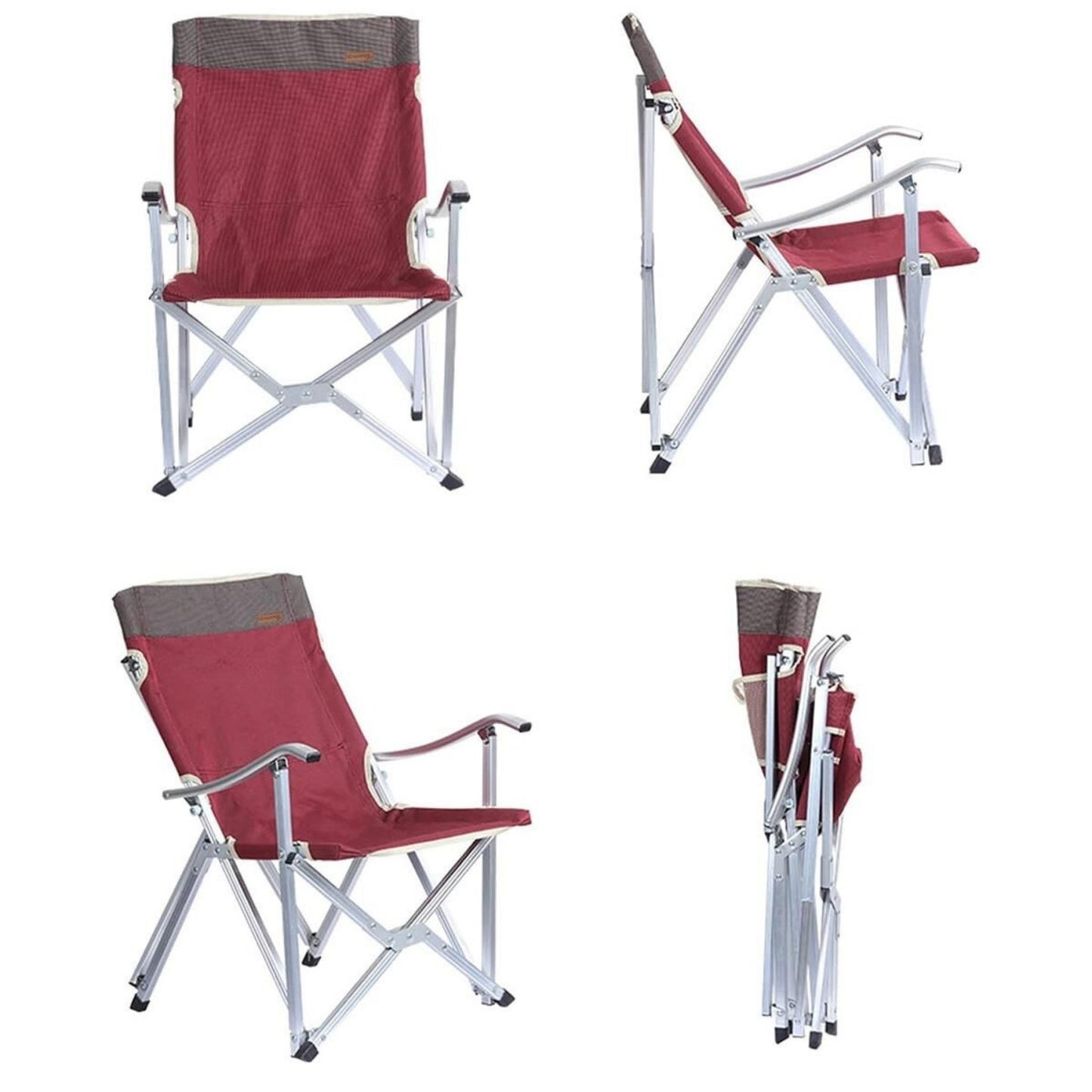 Katlanır Kamp Piknik Sandalyesi - Madfox Dachuan - Bordo - 547281