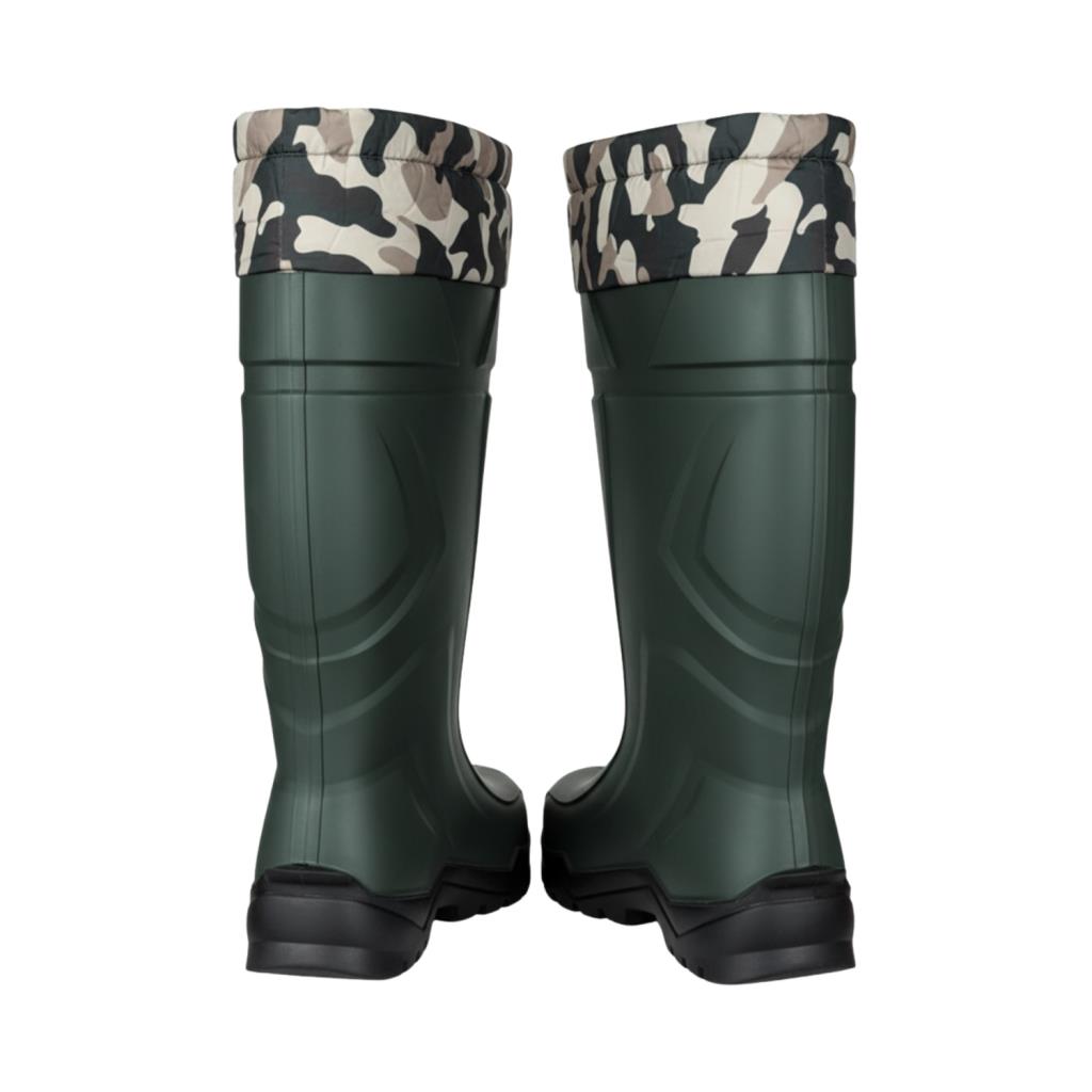 Konçlu PU Uzun Avcı Çizmesi - Su Geçirmez - Kaymaz Taban - Thermoking - Balıkçı Çiftçi Çizme