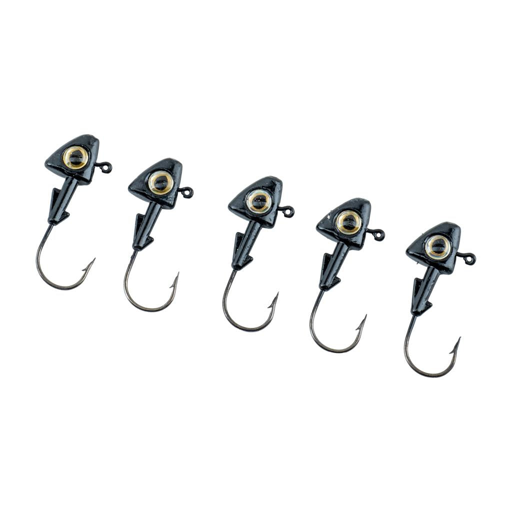 Kurşunlu Jighead Zoka - 6g - Fishack - Siyah (XHA07) - 5 Adet