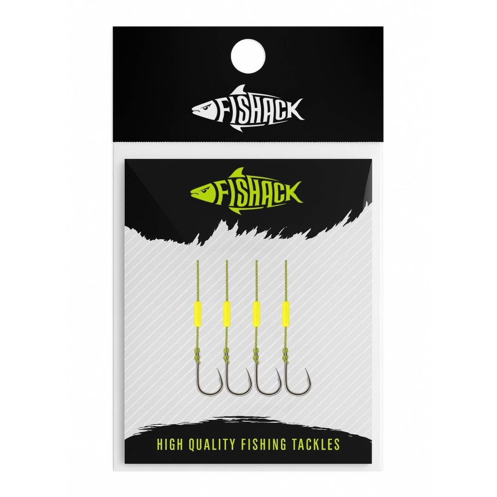 LRF Assist İğne - İpli LRF Hırsız İğnesi - Stoperli - 4 Adet - Fishack