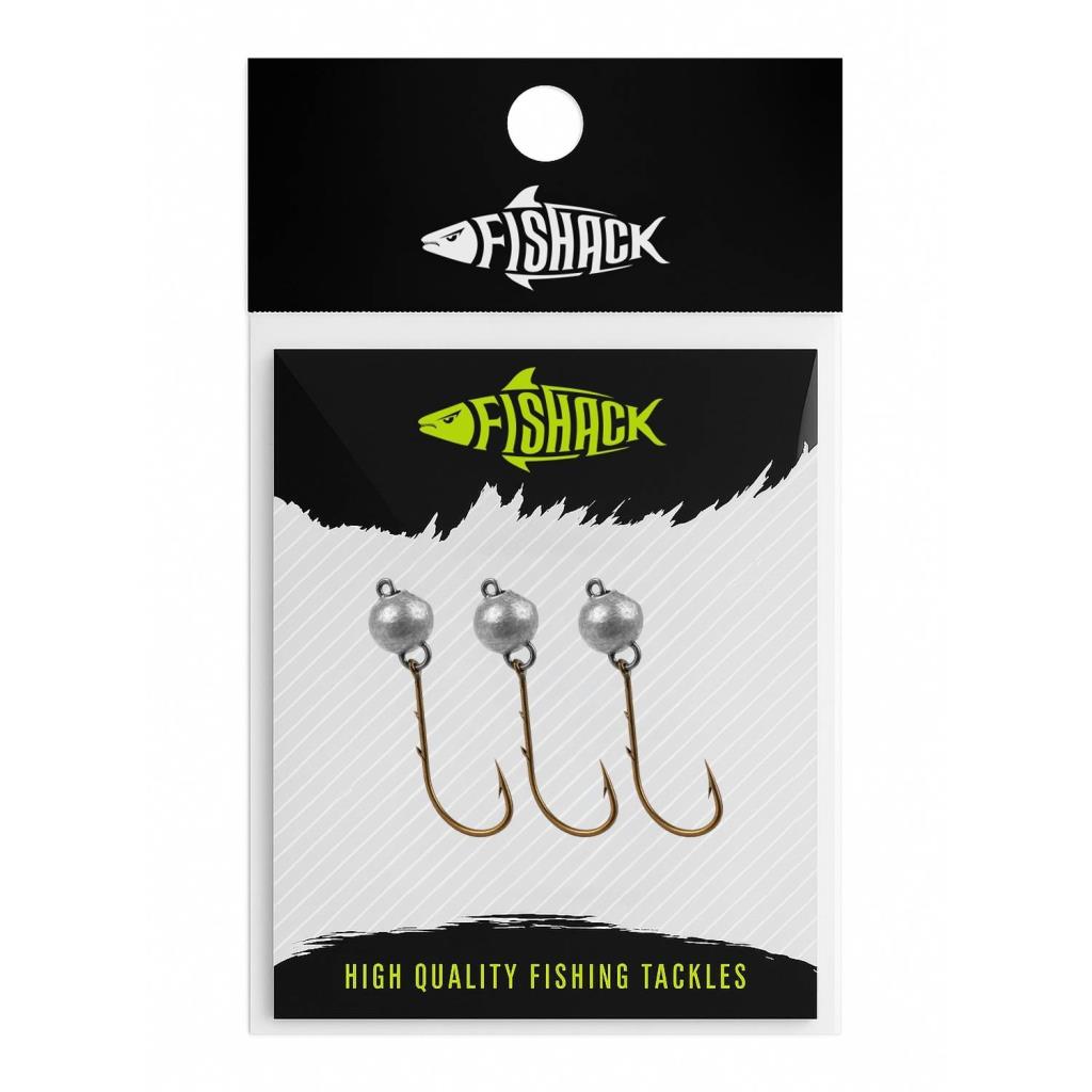 Mafsallı Jighead - Hareketli Kurşunlu İğne - Fishack - 7 Gram - 3'lü Paket