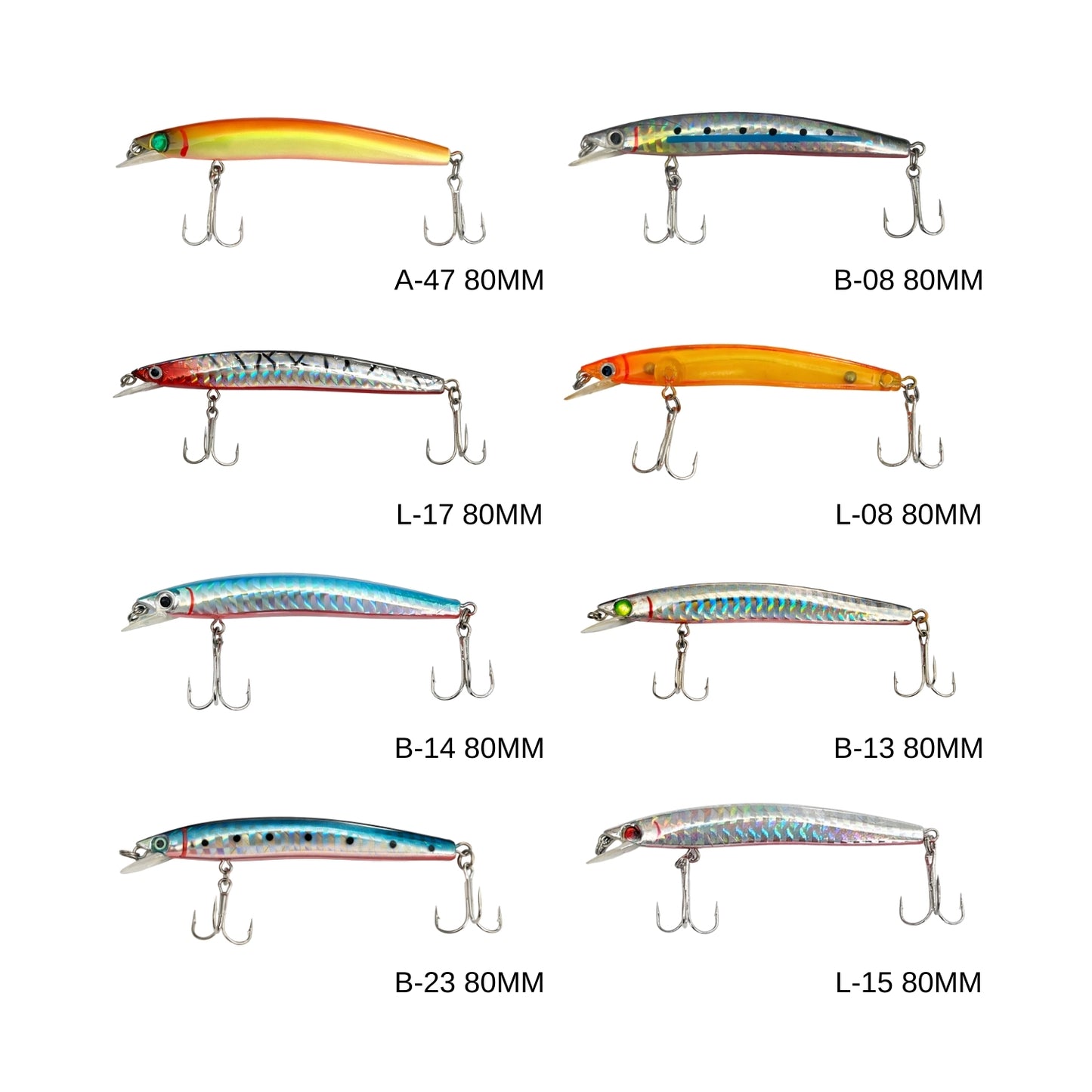 Maket Balık - Kurşun Arkası Rapala - 8cm 5gr - Sea Bose A-47