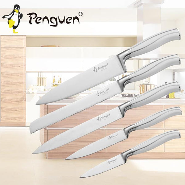 Mutfak Bıçak Seti - 6'lı - Hera - Inox - Penguen (PNG-1802)