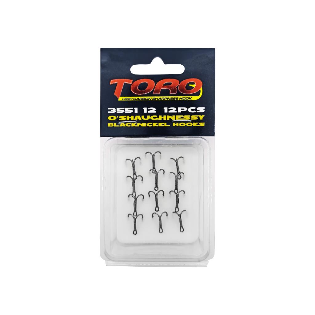 Protackle Üçlü İğne Siyah Nikel 12'li No:12 (3551)