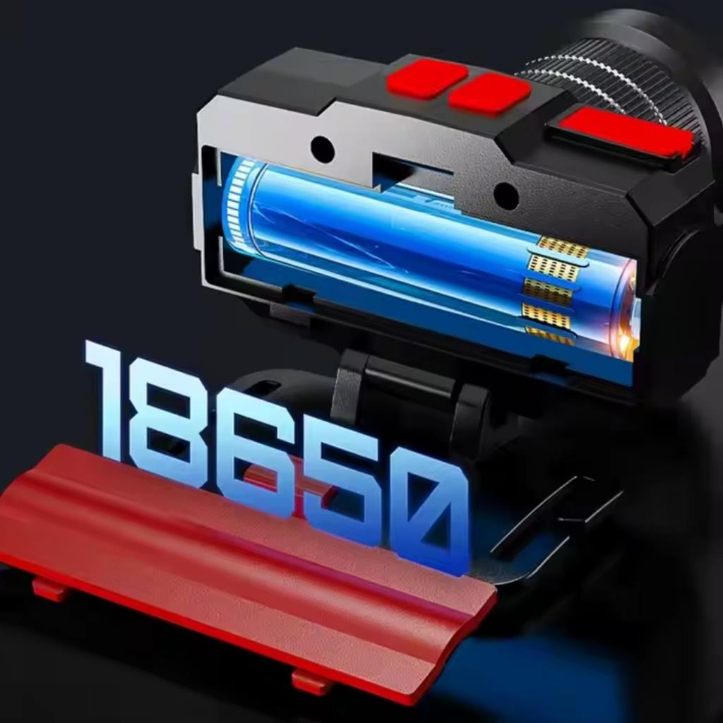 Şarj Edilebilir Kafa Lambası - Wison - 1500 Lümen - 15 Watt