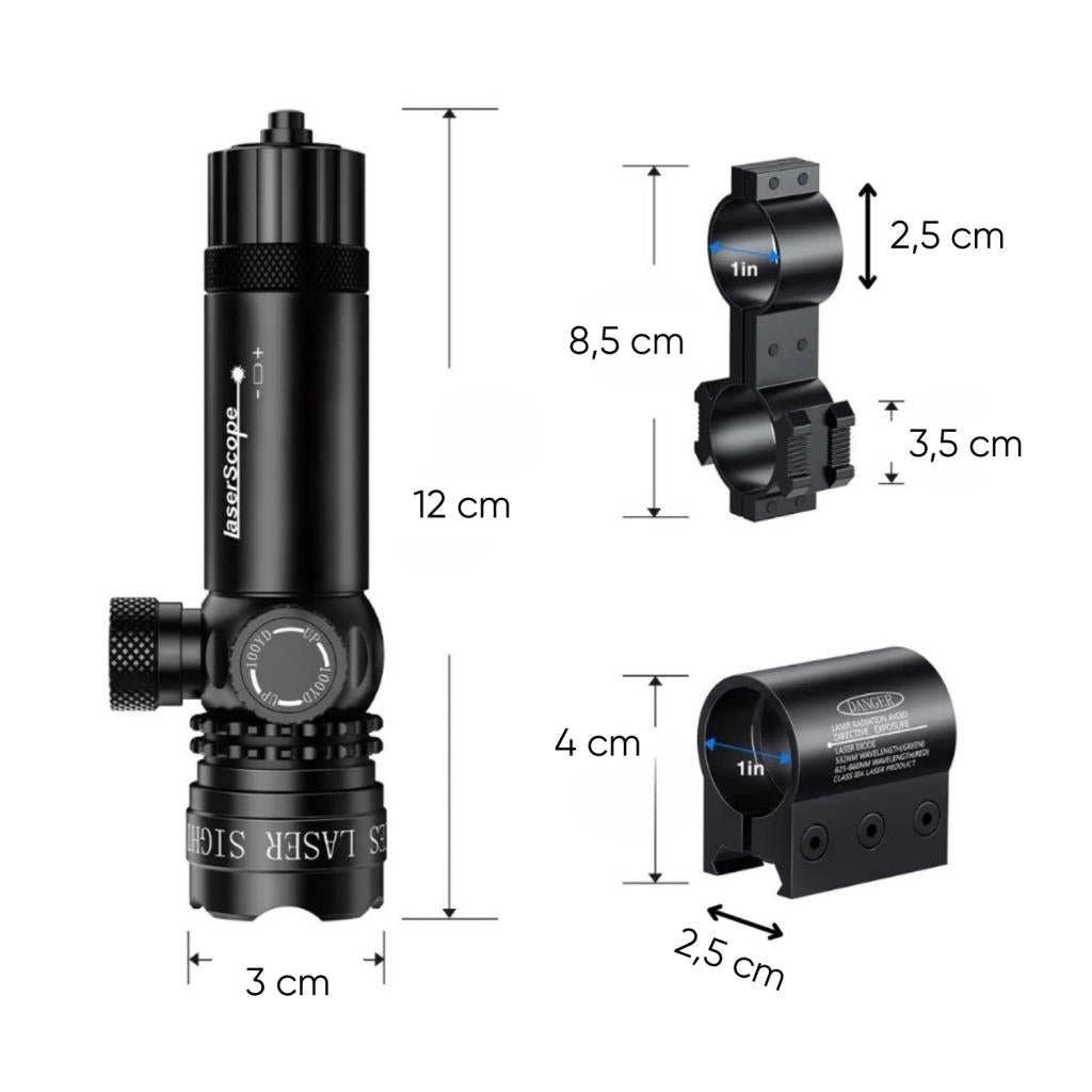 Şarj Edilebilir Tüfek Lazeri - Wison - Yeşil