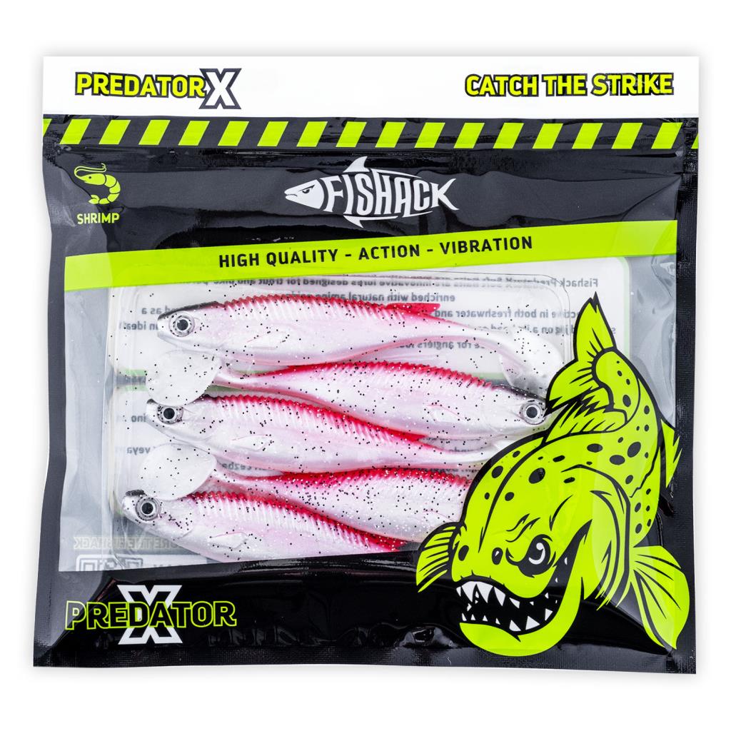 Silikon Balık - 10g 100mm - Fishack PredatorX - Chrome