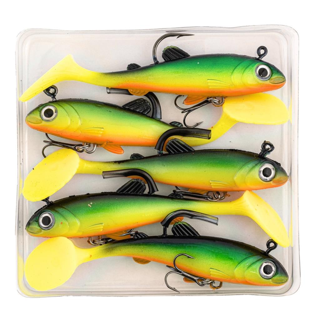 Silikon Balık - 15g 100mm - Üçlü İğneli - Fishack - UV Boyalı - Liechen