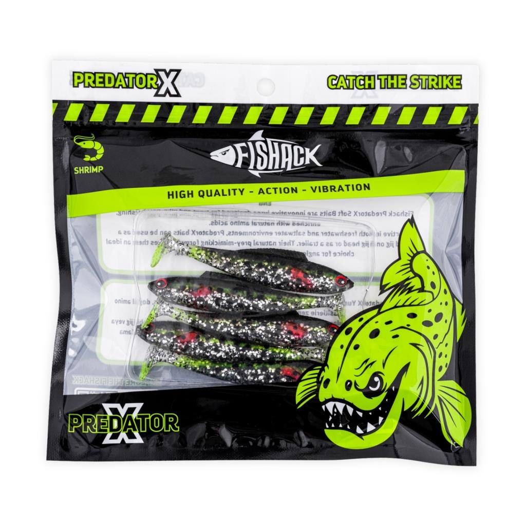 Silikon Balık - 4,5g 85mm - Fishack PredatorX - UV Boyalı - Fleck