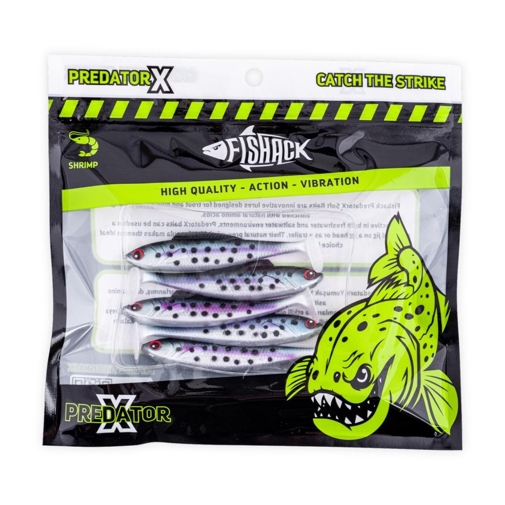 Silikon Balık - 4,5g 85mm - Fishack PredatorX - UV Boyalı - Vibe
