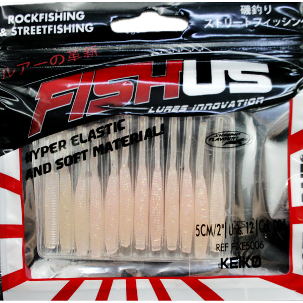 Silikon Kurt Yem - LRF Yem - 5cm (FIKE-5006) - 12'li Paket