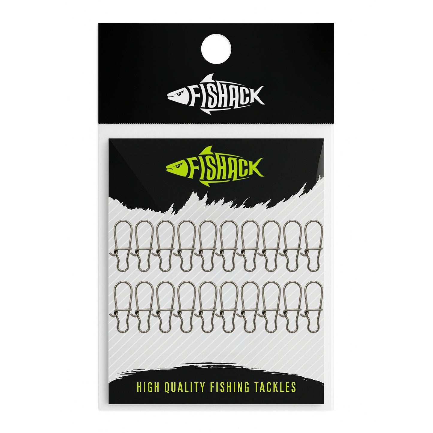 Snap Klips - Fishack - Paslanmaz Çelik - 20 Adet - No: #00