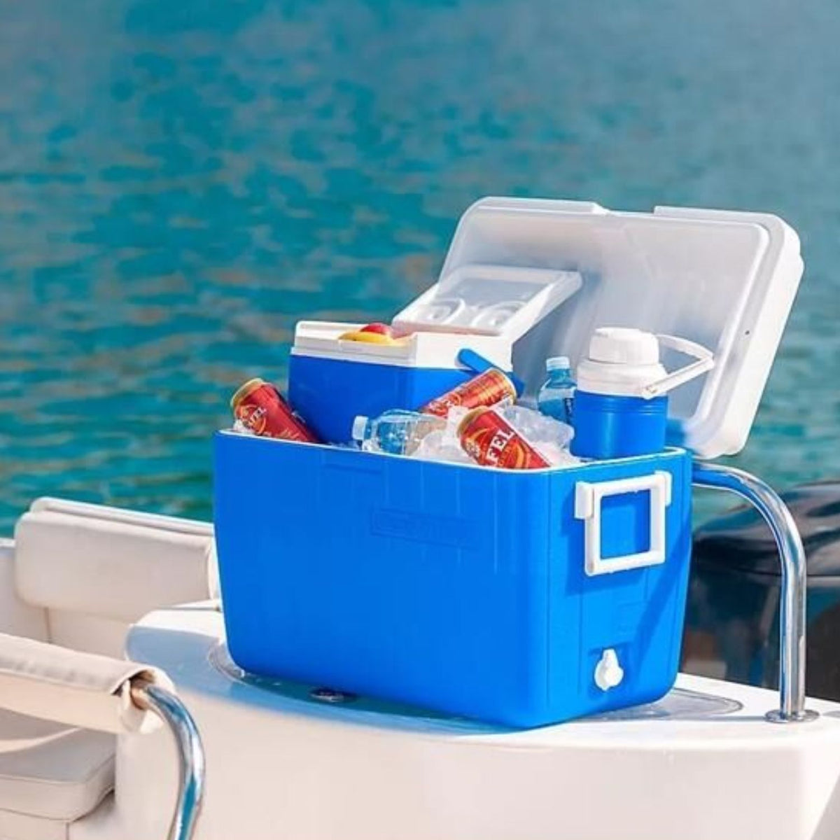 Soğutucu Buzluk Set - Coleman - 3-Piece Cooler Combo 48 QT - 45.4 lt - Mavi