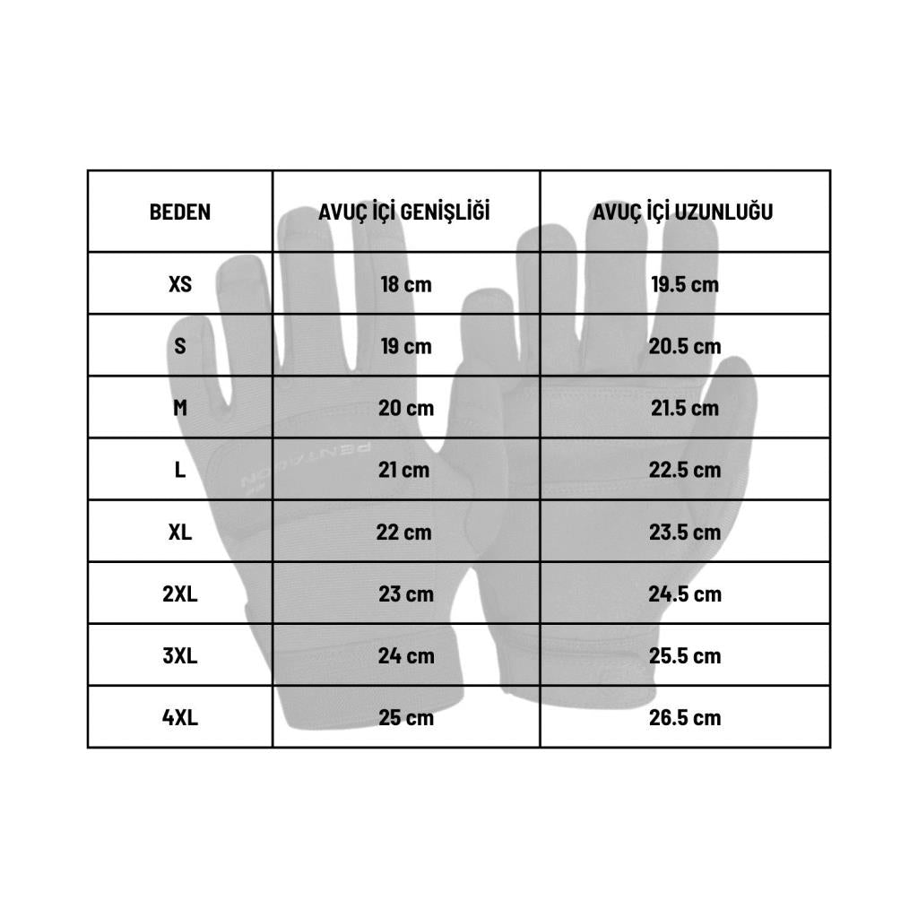 Taktikal Eldiven - Pentagon - Duty Mechanic - Black - P20010