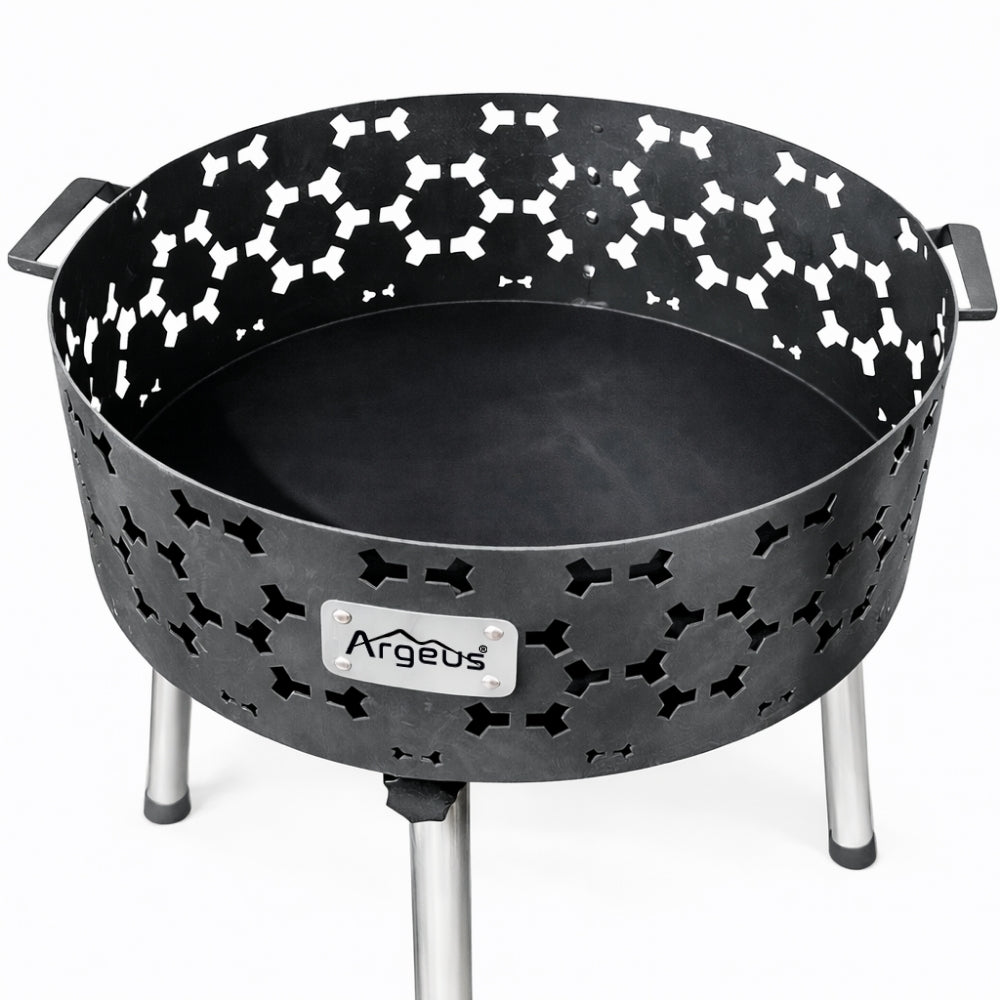 Taşınabilir Kömür Barbekü Mangal - Büyük - 44cm*13cm*67cm