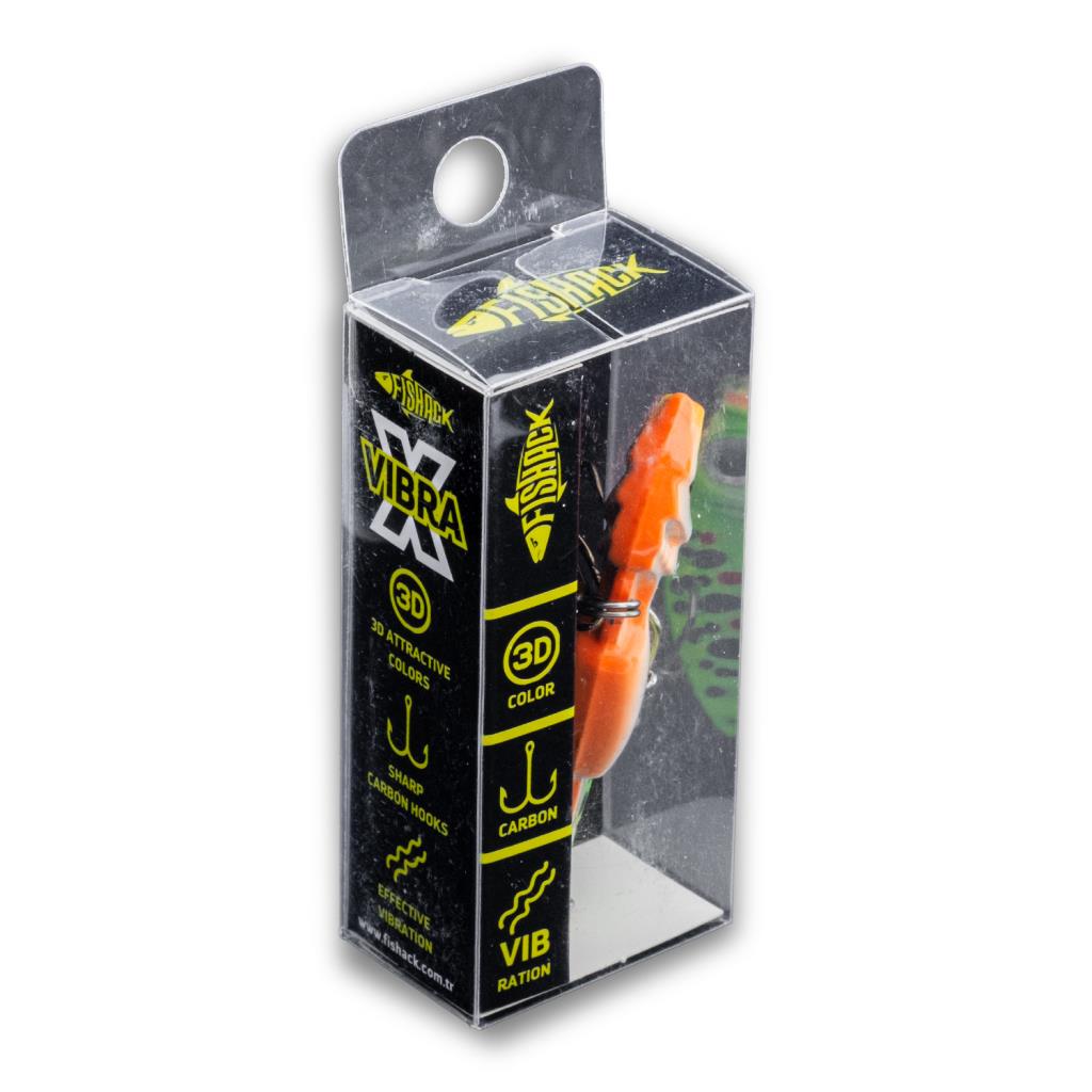 Vibrasyon Yem - LRF/Spin Jig - Fishack VibraX - 15g 55mm - Fire Gill - UV Boyalı