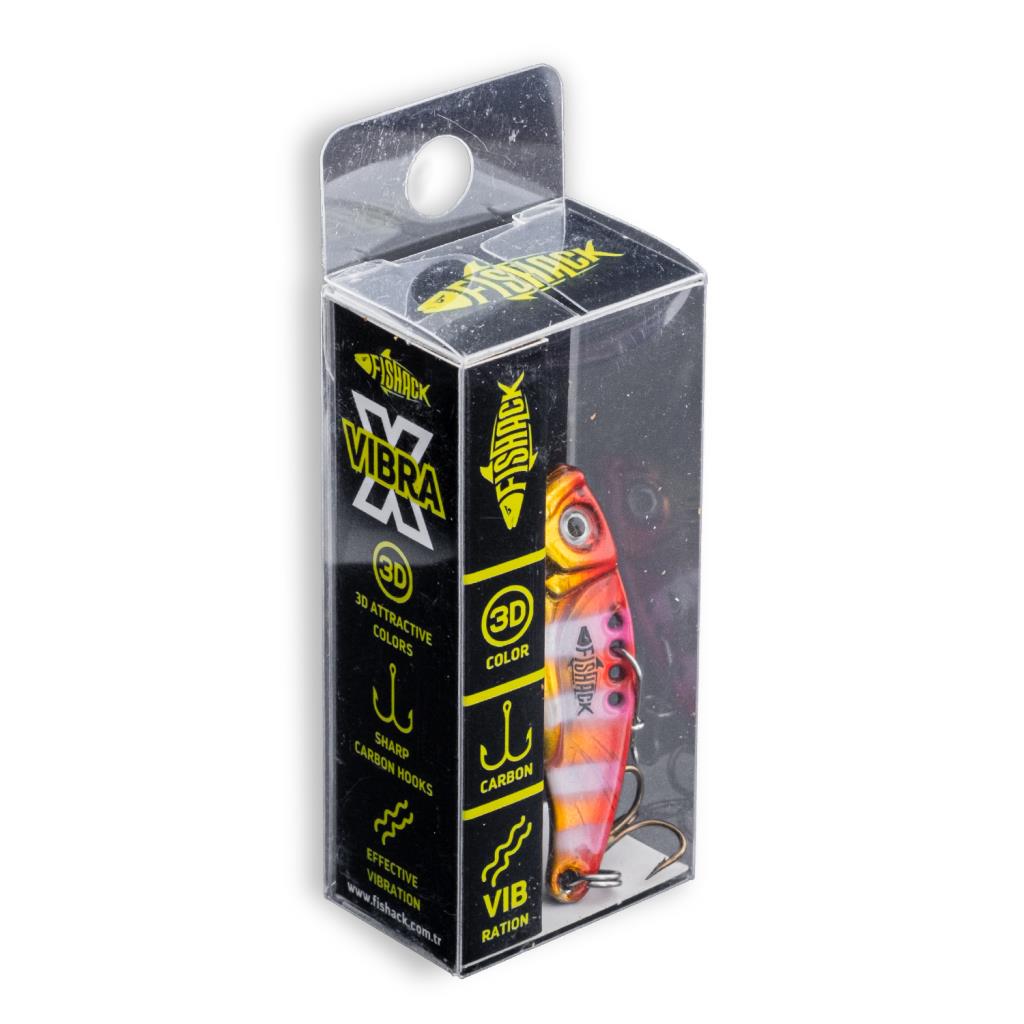 Vibrasyon Yem - LRF/Spin Jig - Fishack VibraX - 7g 40mm - Pink Panther - UV Boyalı