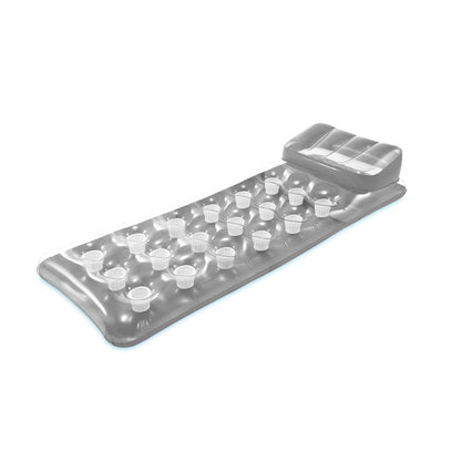 Şişme Havuz Deniz Yatağı - Bardaklıklı - Gümüş (58894)