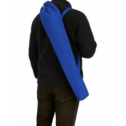 2 Adet Katlanır Kamp Sandalyesi ve Masa Seti - (DY.001) - Lacivert/Sarı - Plaj Sandalyesi