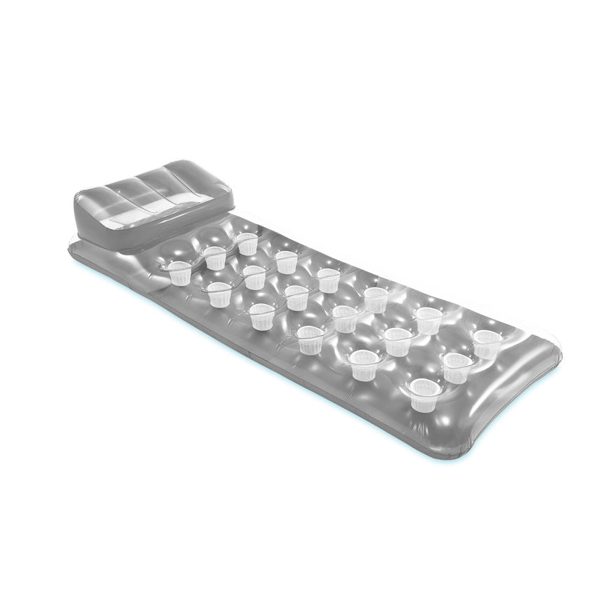 Şişme Havuz Deniz Yatağı - Bardaklıklı - Gümüş (58894)