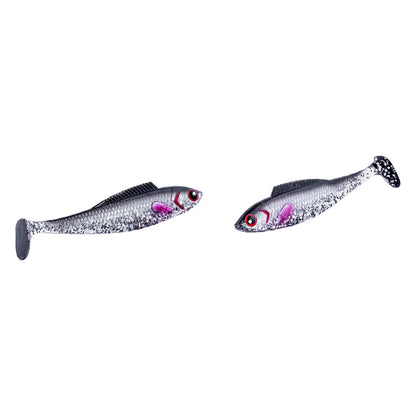 Silikon Balık - 4,5g 85mm - Fishack PredatorX - UV Boyalı - Ghosty