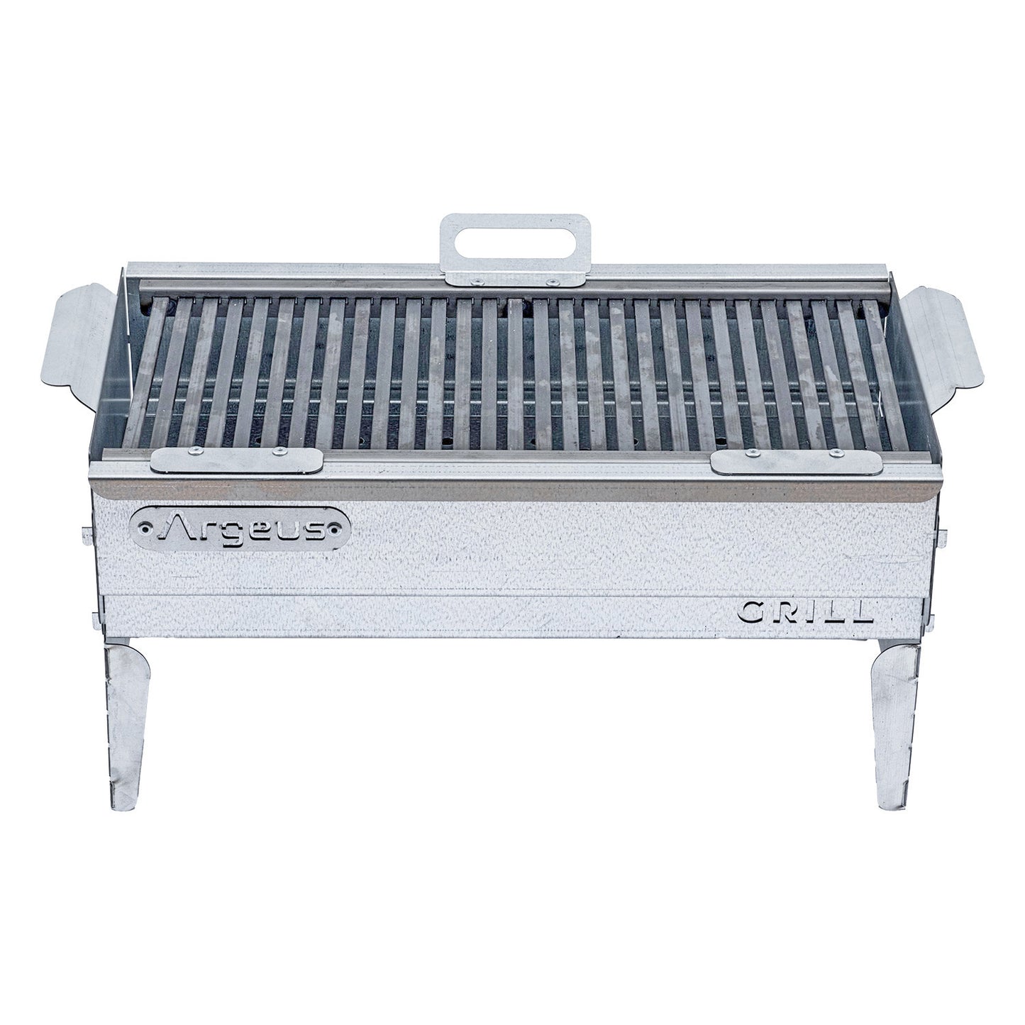 Katlanabilir Ayaklı Portatif Mangal - Paslanmaz - Argeus - Büyük - Taşıma Çantalı