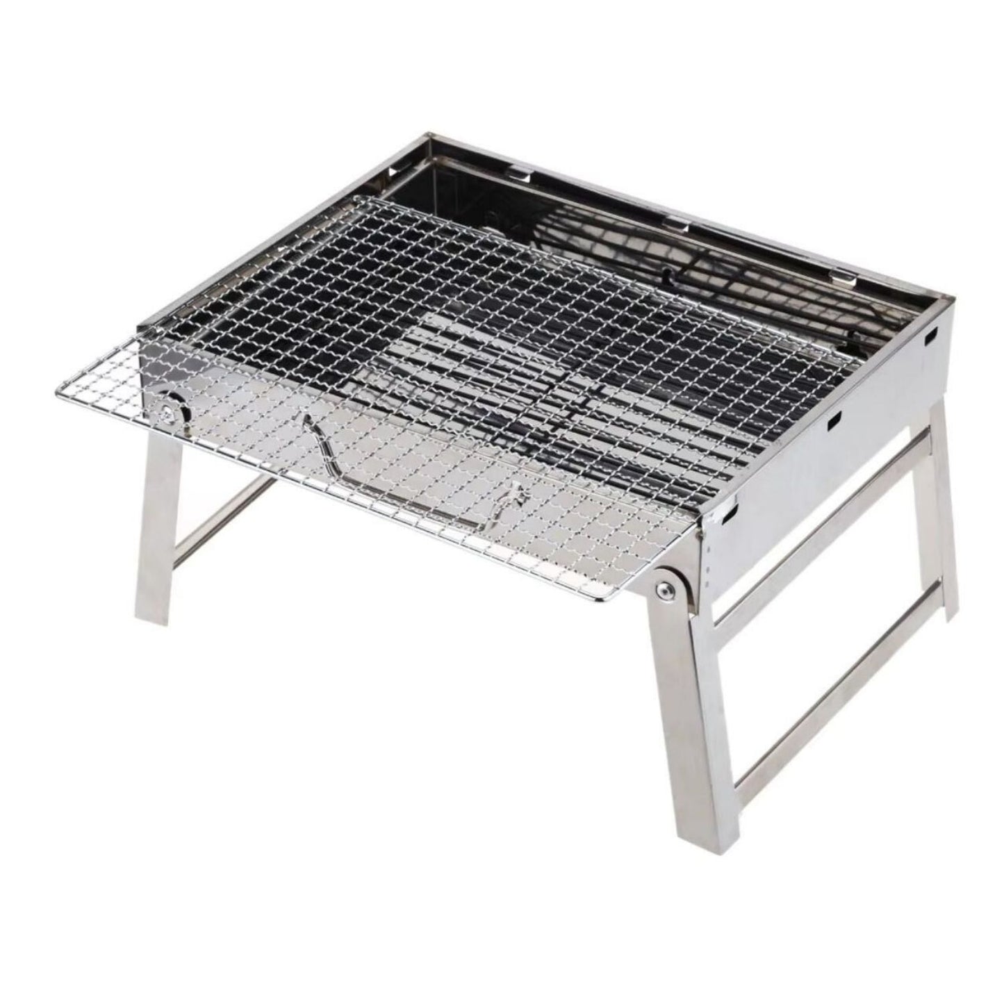 Portatif Katlanabilir Mangal - Madfox Roadtrip BBQ - Silver - 547306