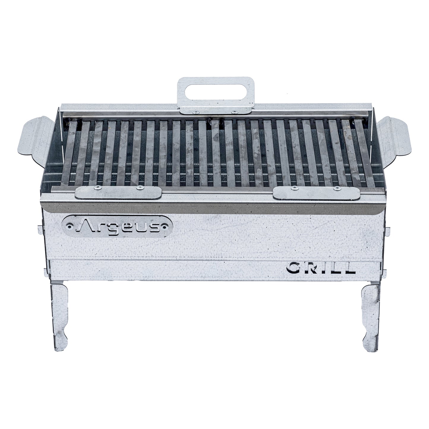 Katlanabilir Ayaklı Portatif Mangal - Paslanmaz - Argeus - Orta - Taşıma Çantalı